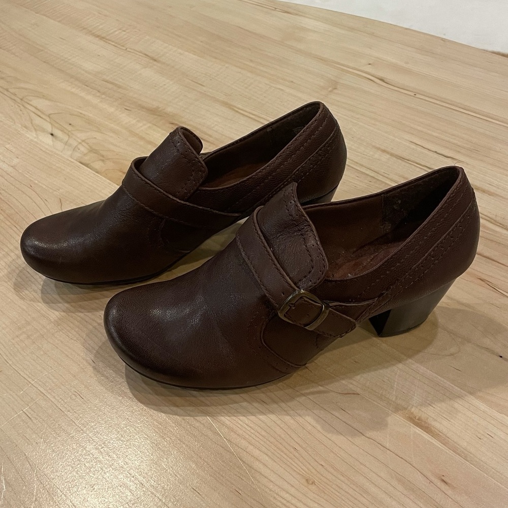 Brown booties